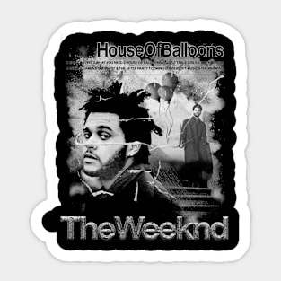 The Weekned House Of Balloons Sticker